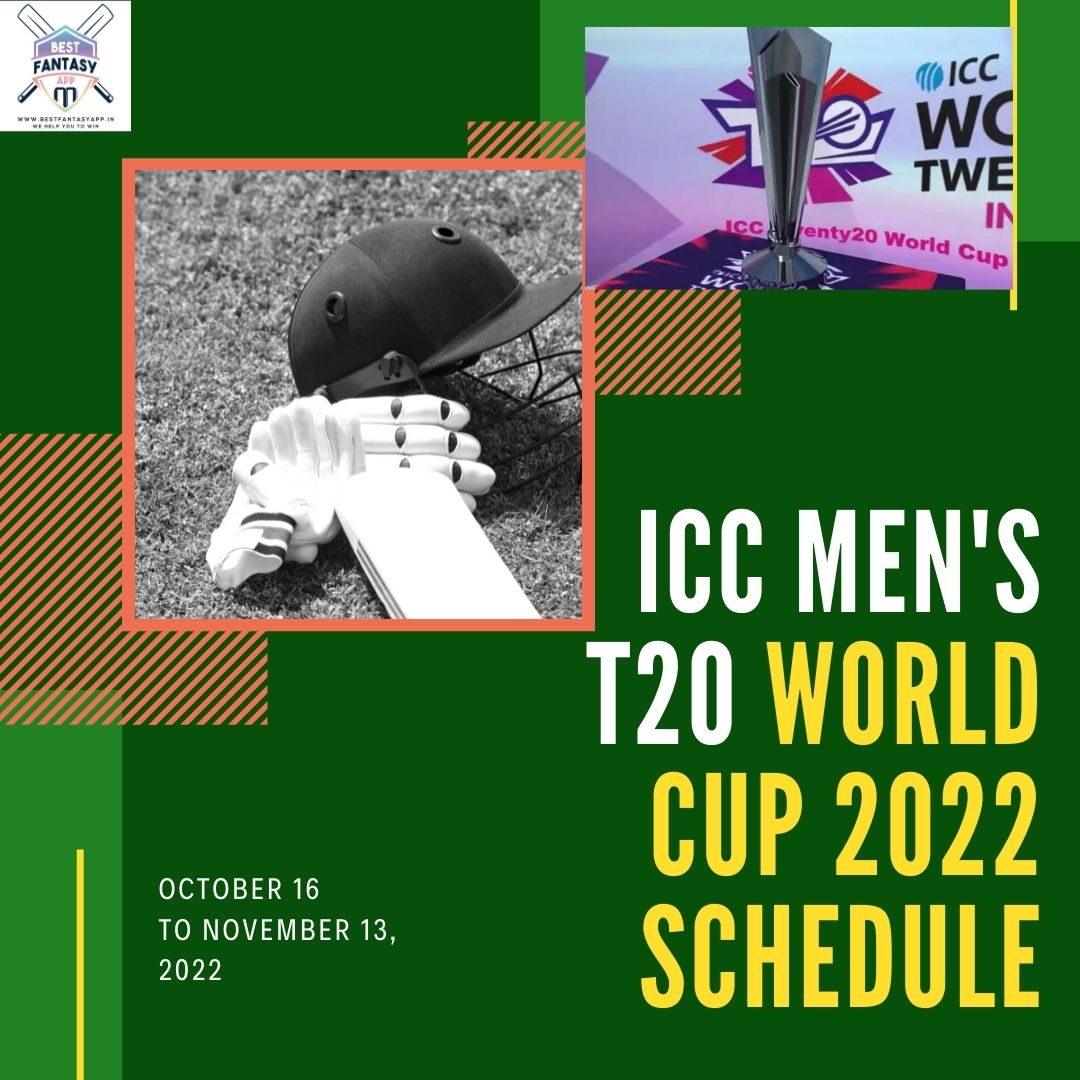 Upcoming ICC Men’s T20 World Cup 2022 Schedule