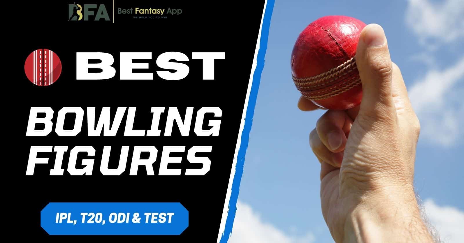 Who holds the record for best bowling figures in IPL, T20, ODI & Test Match?